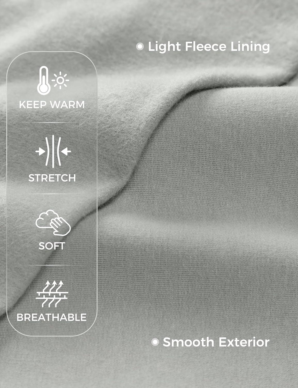 imageCRZ YOGA Womens Fleece Cropped Sweatshirts Crewneck Long Sleeve Double Raw Hem Workout Casual Pullover TopsSterling