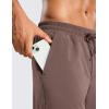 imageCRZ YOGA 2 in 1 Mens Athletic Shorts 5 with Liner Quick Dry Lightweight for Running Sports Gym with PocketsBrown Rock