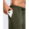 imageCRZ YOGA 2 in 1 Mens Athletic Shorts 5 with Liner Quick Dry Lightweight for Running Sports Gym with PocketsDark Olive
