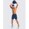 imageCRZ YOGA 2 in 1 Mens Athletic Shorts 5 with Liner Quick Dry Lightweight for Running Sports Gym with PocketsElectric Blue
