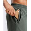 imageCRZ YOGA 2 in 1 Mens Athletic Shorts 5 with Liner Quick Dry Lightweight for Running Sports Gym with PocketsGrey Sage
