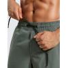 imageCRZ YOGA 2 in 1 Mens Athletic Shorts 5 with Liner Quick Dry Lightweight for Running Sports Gym with PocketsGrey Sage