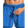 imageCRZ YOGA 2 in 1 Mens Athletic Shorts 5 with Liner Quick Dry Lightweight for Running Sports Gym with PocketsSparkle Blue
