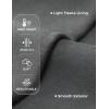 imageCRZ YOGA Mens Fleece Hoodies Basic Casual Hooded Sweatshirts Long Sleeve Pullover Workout Tops with PocketAnthracite