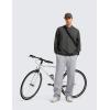 imageCRZ YOGA Mens Fleece Hoodies Basic Casual Hooded Sweatshirts Long Sleeve Pullover Workout Tops with PocketAnthracite