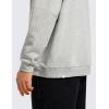 imageCRZ YOGA Mens Fleece Hoodies Basic Casual Hooded Sweatshirts Long Sleeve Pullover Workout Tops with PocketDove Grey Heather