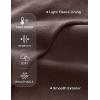 imageCRZ YOGA Mens Fleece Hoodies Basic Casual Hooded Sweatshirts Long Sleeve Pullover Workout Tops with PocketHot Fudge Brown
