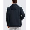 imageCRZ YOGA Mens Fleece Hoodies Basic Casual Hooded Sweatshirts Long Sleeve Pullover Workout Tops with PocketTrue Navy