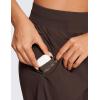 imageCRZ YOGA Stretch Wide Leg Casual Pants for Women 30quot High Waisted Dress Work Water Resistant Travel TrousersHot Fudge Brown