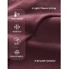 imageCRZ YOGA Womens Fleece Cropped Sweatshirts Crewneck Long Sleeve Double Raw Hem Workout Casual Pullover TopsDark Red
