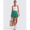 imageCRZ YOGA Womens Mini Pleated Athletic Tennis Skirts High Waisted A Line Golf Pickleball Casual Skort with Inner PocketsCascadia Green