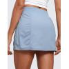 imageCRZ YOGA Lightweight High Waisted Skirts for Women Golf Casual Athletic Drawstring Skort with Side PocketsCambric Blue