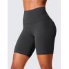 imageCRZ YOGA Secretsculpt Womens Butterlift High Waist Scrunch Butt Biker Shorts 6 Inches  No Front Seam Workout Gym BootyMysterious Grey