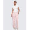 imageCRZ YOGA Softembrace Short Sleeve Going Out Tops for Women Soft High Crew Neck Casual Tight Shirts Fitted Basic TShirtsWhite