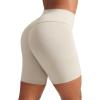 imageCRZ YOGA Secretsculpt Womens Butterlift High Waist Scrunch Butt Biker Shorts 6 Inches  No Front Seam Workout Gym BootyMojave Tan