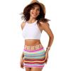 imageCRZ YOGA Womens Bikini Tops High Neck Crisscross Back Bathing Suit Swim Bra PaddedWhite