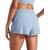 imageCRZ YOGA Womens 3quot Mid Waisted Swim Board Shorts Side Splits Swimming Bottoms Quick Dry Beach Swimsuit with Liner PocketsThe Breeze Blue