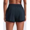 imageCRZ YOGA 2 in 1 Running Shorts for Women 3 High Waisted Split for Athletic Gym Workout Tennis with PocketTrue Navy