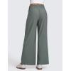 imageCRZ YOGA Lightweight Drapey Wide Leg Pants for Women 30quot High Waisted Casual Lounge Travel Work Loose FitGrey Sage