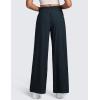 imageCRZ YOGA Lightweight Drapey Wide Leg Pants for Women 30quot High Waisted Casual Lounge Travel Work Loose FitTrue Navy