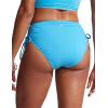 imageCRZ YOGA Womens High Waisted Bikini Bottoms Adjustable Ruched Side Tie Bathing Swim Full Coverage Swimsuit BriefsKayak Blue