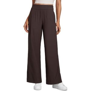 imageCRZ YOGA Lightweight Drapey Wide Leg Pants for Women 30quot High Waisted Casual Lounge Travel Work Loose FitHot Fudge Brown