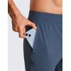 imageCRZ YOGA Athletic Joggers for Men  29quot Lightweight Running Training Pants with Zip Pockets and Ankle ZippersElectric Blue