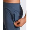 imageCRZ YOGA Athletic Joggers for Men  29quot Lightweight Running Training Pants with Zip Pockets and Ankle ZippersElectric Blue