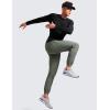 imageCRZ YOGA Athletic Joggers for Men  29quot Lightweight Running Training Pants with Zip Pockets and Ankle ZippersGrey Sage