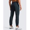 imageCRZ YOGA Athletic Joggers for Men  29quot Lightweight Running Training Pants with Zip Pockets and Ankle ZippersTrue Navy