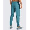 imageCRZ YOGA Athletic Joggers for Men  29quot Lightweight Running Training Pants with Zip Pockets and Ankle ZippersWashed Blue