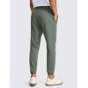 imageCRZ YOGA Mens 4Way Stretch Comfy Athletic Pants  28quot Track Hiking Golf Gym Workout JoggersGrey Sage