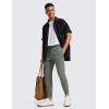 imageCRZ YOGA Mens 4Way Stretch Comfy Athletic Pants  28quot Track Hiking Golf Gym Workout JoggersGrey Sage
