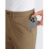 imageCRZ YOGA Mens All Day Comfy Golf Pants  28quot30quot32quot34quot Quick Dry Lightweight Work Casual Trousers with PocketsArtifact Brown