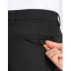 imageCRZ YOGA Mens All Day Comfy Golf Pants  28quot30quot32quot34quot Quick Dry Lightweight Work Casual Trousers with PocketsBlack