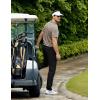 imageCRZ YOGA Mens All Day Comfy Golf Pants  28quot30quot32quot34quot Quick Dry Lightweight Work Casual Trousers with PocketsBlack