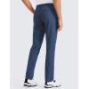 imageCRZ YOGA Mens All Day Comfy Golf Pants  28quot30quot32quot34quot Quick Dry Lightweight Work Casual Trousers with PocketsElectric Blue