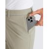 imageCRZ YOGA Mens All Day Comfy Golf Pants  28quot30quot32quot34quot Quick Dry Lightweight Work Casual Trousers with PocketsKhali Barley