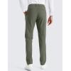 imageCRZ YOGA Mens All Day Comfy Golf Pants  28quot30quot32quot34quot Quick Dry Lightweight Work Casual Trousers with PocketsLight Army Green
