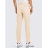 imageCRZ YOGA Mens All Day Comfy Golf Pants  28quot30quot32quot34quot Quick Dry Lightweight Work Casual Trousers with PocketsRaw Linen