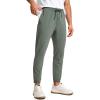 imageCRZ YOGA Mens 4Way Stretch Comfy Athletic Pants  28quot Track Hiking Golf Gym Workout JoggersGrey Sage