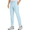 imageCRZ YOGA Mens All Day Comfy Golf Pants  28quot30quot32quot34quot Quick Dry Lightweight Work Casual Trousers with PocketsChambray Blue