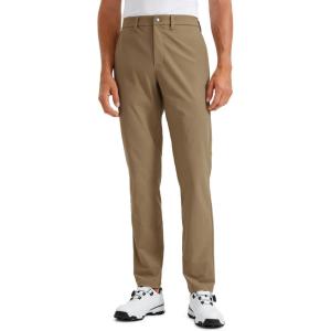 imageCRZ YOGA Mens All Day Comfy Golf Pants  28quot30quot32quot34quot Quick Dry Lightweight Work Casual Trousers with PocketsArtifact Brown