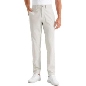 imageCRZ YOGA Mens All Day Comfy Golf Pants  28quot30quot32quot34quot Quick Dry Lightweight Work Casual Trousers with PocketsMilky White Bone