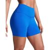 imageCRZ YOGA Women Butterbreeze Athletic Biker Shorts 4 Inches  Workout Gym Running Volleyball Yoga High Waisted SpandexSparkle Blue