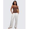imageCRZ YOGA Womens Butterluxe Workout Tank Tops Racerback Tank Yoga Sleeveless Top Camisole Athletic Gym ShirtCoffee Brown