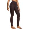 imageCRZ YOGA Butterluxe Extra Long Leggings for Tall Women 31 Inches  High Waisted Athletic Workout Leggings Soft Yoga PantsHot Fudge Brown