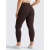 imageCRZ YOGA Butterluxe Plus Size Leggings for Women 25 Inches  High Waisted Buttery Soft Workout Spandex Yoga Pants 3X 4XHot Fudge Brown
