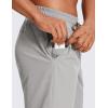 imageCRZ YOGA Mens Linerless Workout Shorts  7 Quick Dry Running Sports Athletic Gym Shorts with PocketsDark Chrome