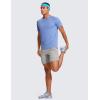 imageCRZ YOGA Mens Linerless Workout Shorts  7 Quick Dry Running Sports Athletic Gym Shorts with PocketsDark Chrome